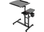 Postazione Portatile Per Tatuaggi, Regolabile In Altezza Da 57,5 A 90 Cm, Capacità Di Carico 12,5 Kg, Dimensioni 64 X 40 Cm, Stabile In Ferro E Truciolato, Peso 5,3 Kg