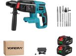 Trapano A Percussione A Batteria, Motore Senza Spazzole, Opzione Batteria 2X 6