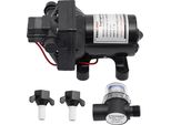 Pompa Dell'acqua, 12V, Portata 3,0 Gpm, Pressione Massima 55 Psi, Dimensioni 21,2 X 12,45 X 10,975 Cm, Livello Di Rumorosità 60 Db