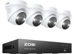 Sistema Di Videosorveglianza, Risoluzione 8MP, Funzioni Di Rilevamento Intelligenti, 4K Nvr 4 Pezzi 5MP Telecamere, 2T