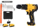 Avvitatore A Batteria, Coppia Elevata, Velocità Regolabile, Con 2 Batterie