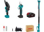 Motosega Elettrica, Motore Brushless, Lunghezza Regolabile, 1 Batteria Spina Ue