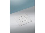 HÜPpe Easystep Capuchon DéCoulement, Blanc, Carré, Pour Receveur De Douche Easystep, 070062000, 070062000