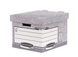 Fellowes® 00810-FFEU Standard Archivbox Bankers Box® System, 335 X 292 X 404 Mm, Grigio
