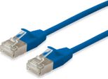 Equip Cavo Patch Cat6A Slim F/Ftp 2Xrj45 20,00M Blau Lszh Polybeutel