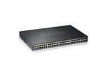 Zyxel GS2220-50HP-EU0101F Network Switch Managed L2 Gigabit Ethernet (10/100/1000) Power Over Ethernet (Poe) Black