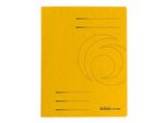 Herlitz 10902914 Schnellhefter Quality Karton Gelb Din A4