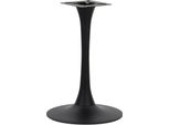 Base In Metallo Per Tavolo SH-9108, Per Ufficio, Hotel, Ristorante, Diametro 49 Cm, Altezza 72,5 Cm, Nero