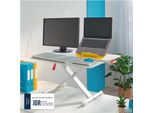 Leitz 6532-00-85 Vassoio Per Schermo Ergo Cosy - Vassoio Estensibile Per Tastiera E Mouse, Grigio