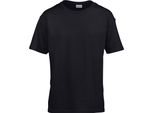 Maglietta Gildan Softstyle Per Bambini PC3387 (7-8 Anni (128)) (Nero)