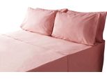 Belledorm - Lenzuolo Teso Extra Profondo, Percalle BM402 (Letto Singolo) (Rosa)