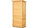 Geräteschuppen Geräteschrank Gerätehaus Gartenschrank 800x500x1620mm
