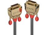 Lindy 36201 Lindy DVI-D Dual Link Kabel Gold Line 1M