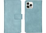 Imoshion Custodia Per Cellulare Per Apple Iphone 11 Pro - Custodia A Libro Flip - Azzurro