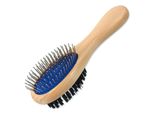 Spazzola Dog Fantasy Con Punte E Nylon Bifacciale In Legno S 17 Cm 1 Pz