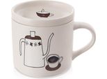 Tazza In Porcellana Con Coperchio 420 Ml