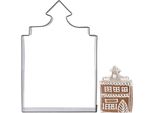 Tagliabiscotti In Acciaio A Forma Di Casa 10 Cm