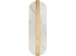Lampada Da Parete, Design Moderno, Facile Installazione, Oro, Bianco Caldo (2700-3500K), Dia13Xh40Cm 2 Luci