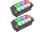 Faretto Da Palcoscenico, Controllo Dmx, Effetti Multiraggio Rgbw, Zq02621-2Pz, Spina Ue