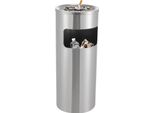 Cestino Per Rifiuti, In Acciaio Inox, Interno Estraibile, Capacità 15 Litri, A Libera Installazione, Design Moderno