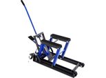 Sollevatore Per Moto, Funzionamento Idraulico, Portata 680 Kg, Blu