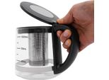 Bollitore Elettrico, Potenza 1800W, Capacità 2,5L, Vetro E Acciaio Inox, Tensione 220V, Cavo Di Alimentazione 80Cm