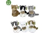 Rappa Gatto Di Peluche 14 Cm Seduto ECO-FRIENDLY