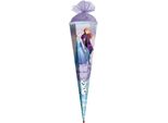 Roth 678887 Cono Scuola Disney Frozen - Quadrato, 85 Cm, Glitterato