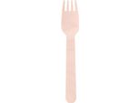 Alpina, Forchette Di Legno Monouso Da 16 Cm Set 50 Pezzi Biodegradabili E Sostenibili, Giallo-Grigio