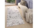 Tappeto Tapiso Sky Modern Grey Cream OEKO-TEX 100 X 300 Cm