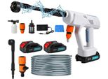 Idropulitrice, Funzionamento A Batteria, Ugello Regolabile, Con 2 Batterie