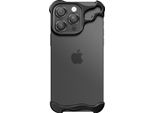 Avizar, Iphone 13 Pro Max Custodia Bumper Steel Cover Robusta Custodia Protettiva, Nero