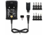 Goobay 53997 Adattatore Di Rete Universale 3 V - 12 V, 1,5 A, Nero, 1,8 M - Incl. 1 Usb E 8 Adattatori Dc - Max. 18 W E 1,5 A