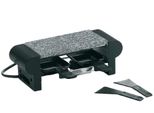 Kela 66493 Mini Raclette In Pietra Calda Maloja Per 2 Persone, Nero