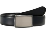 Lloyd Pelle Cintura Thin Leather Belt 3.5 W80 Marine Blu