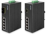 Planet ISW-504PT Planet Switch Industriale Ethernet Poe 5 Porte 10/100 Mbps RJ45 IP30