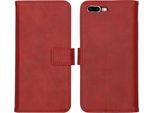 Imoshion Custodia Per Cellulare Per Apple Iphone 8 Plus/Apple Iphone 7 Plus - Custodia A Libro Flip - Rosso