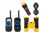 Set Batman Adventure Con Walkie Talkie Fino A 120 M, Binocolo E Bussola