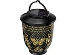 Inf Lanterna Solare Da Giardino Con Farfalla Nera - Illuminazione Esterna