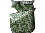 Furn - Set Di Biancheria Da Letto "Amazonia Rainforest"" RV2139 (Letto Matrimoniale) (Verde Giada)"