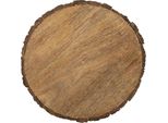 Tavola Decorativa In Legno Di Mango Con Corteccia Per Interni Rustici