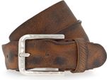 Vanzetti Pelle Cintura Denim Love 40Mm Full Leather Belt W80 Cognac Marrone