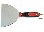 Spatola Con Manico A Vite W.150Mm Porta Bit Magnetico PH2 2-K Manico In Acciaio Inox