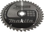 Lama Per Sega Circolare Makita, Specialized 270 Mm X 30 Mm - 40 Denti - Legno Con Chiodi