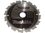 Lama Per Sega Circolare Makita Tct Special Tct - 185 X 30 Mm - 16 Denti - Legno Con Chiodi