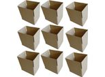 10 Scatole Da Imballaggio 20 X 15 X 11 Cm