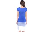 Abito Donna Di Media Lunghezza Tricolore; Blu 2XL/3XL