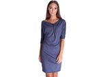 Donna Kleid Mini-Kleid Elegante ; Grafit/Xs/S 34/36
