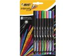 Bic Fineliner Intensity Fine "Mixed"" Confezione Blister Da 8 Pezzi"