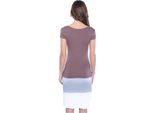 Abito Donna Di Media Lunghezza Tricolore; Cappucino L/Xl